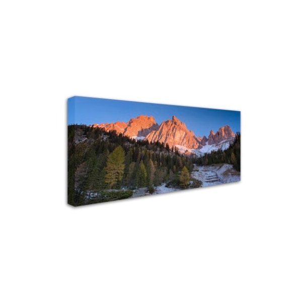 Michael Blanchette Photography 'Early Light On Cristallo' Canvas Art,16x32